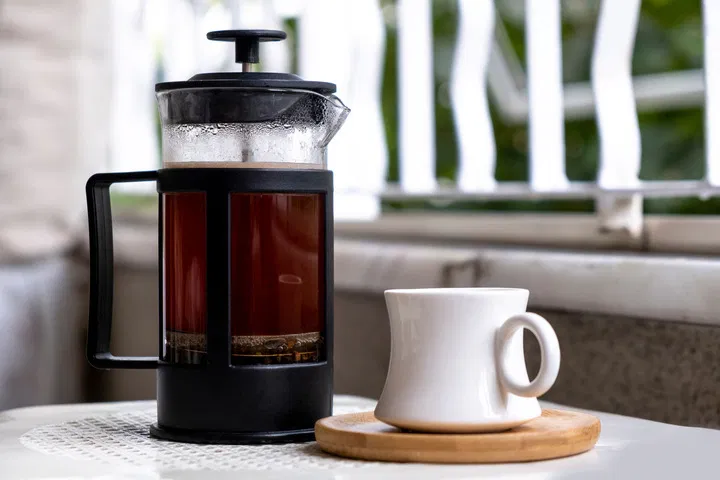 make french press weed coffee