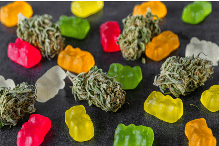get high without the smell with gummies