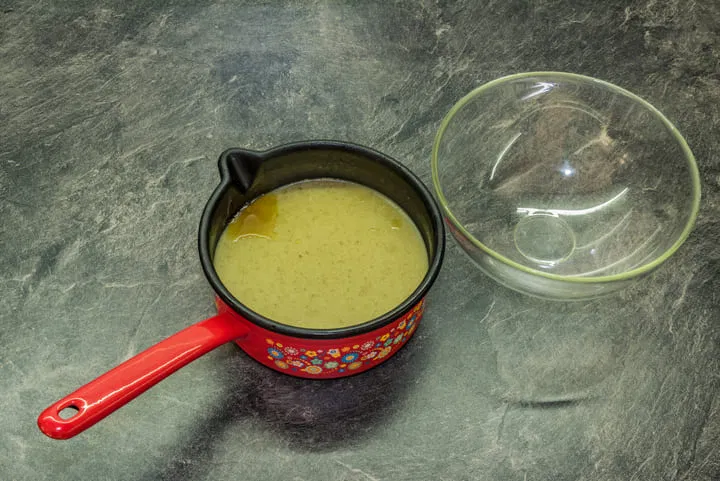 infusing the butter
