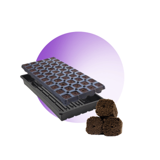 Ventana Plant Science OrganiPlugs - Pre-Filled Tray (50 Plugs)-VPS-ORPLU-PREFIL-50