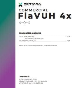 Ventana Plant Science FlaVUH 4X Concentrate (4-0-4) (Biostimulant + Oil Production)-VPS-FLAVUH