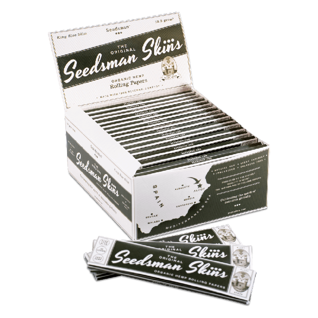 Seedsman Skins - Organic Hemp Rolling Papers - King Size Slim x 50-SMAN-GOODS-ORG-KSS-50