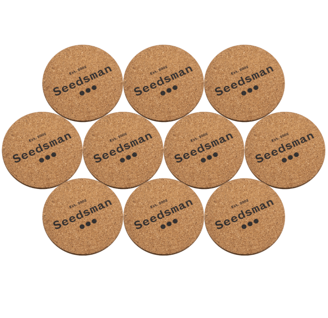 Seedsman Cork Coaster - Set of 10-SMAN-GOODS-COAST-10