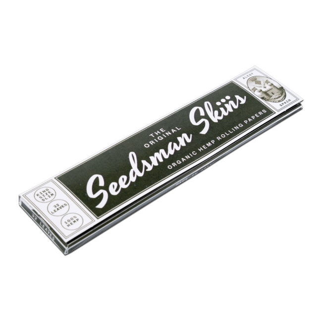Seedsman Skins - Organic Hemp Rolling Papers - King Size Slim-SMAN-GOODS-ORG-KSS