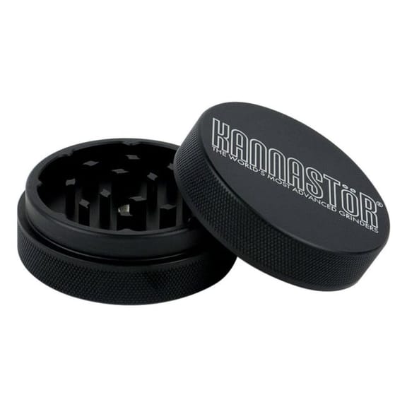 Kannastör® 2pc Grinder 2.2" - Black-KNSTR-SK-BLK-M2-22