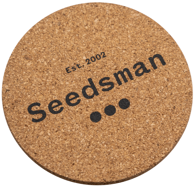 Seedsman Cork Coaster - Single-SMAN-GOODS-COAST-1