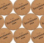 Seedsman Cork Coaster - Set of 10-SMAN-GOODS-COAST-10