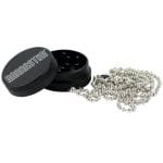 Kannastör® 2 piece Pendant Grinder in Black - 1.25"  -KNSTR-SK-BLK-M2-PEN2