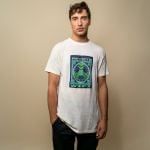 Men's Organic Hemp/Cotton T-shirt - Peyote Wi-Fi-SMAN-GOODS-HEMPT-PWF-M-NAT
