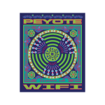 Men's Organic Hemp/Cotton T-shirt - Peyote Wi-Fi-SMAN-GOODS-HEMPT-PWF-M-NAT