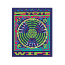 Women's Organic Hemp/Cotton T-shirt - Peyote Wi-Fi-SMAN-GOODS-HEMPT-PWF-W-NAT