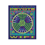 Women's Organic Hemp/Cotton T-shirt - Peyote Wi-Fi-SMAN-GOODS-HEMPT-PWF-W-NAT