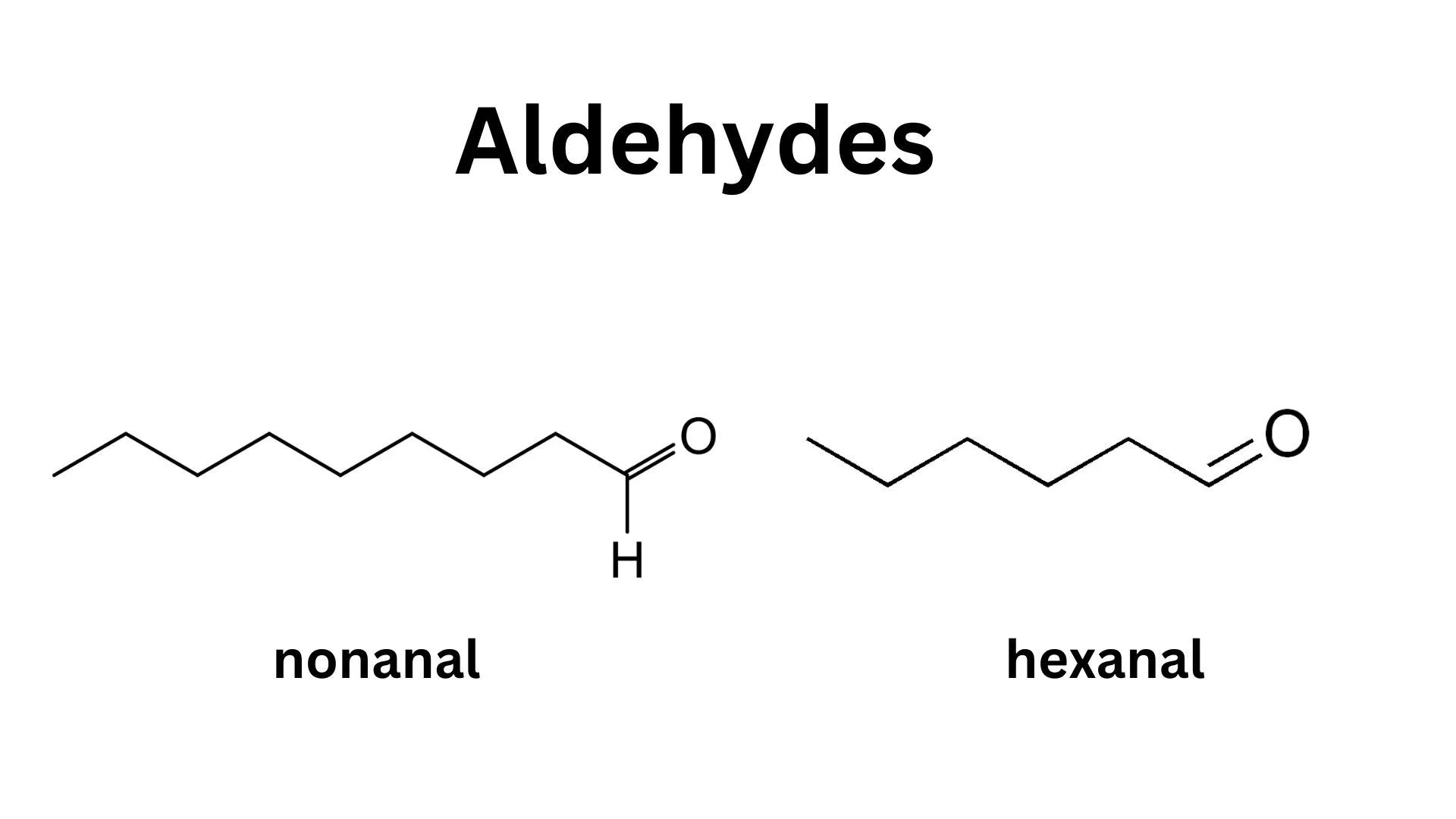 Aldehydes influence aroma and flavor