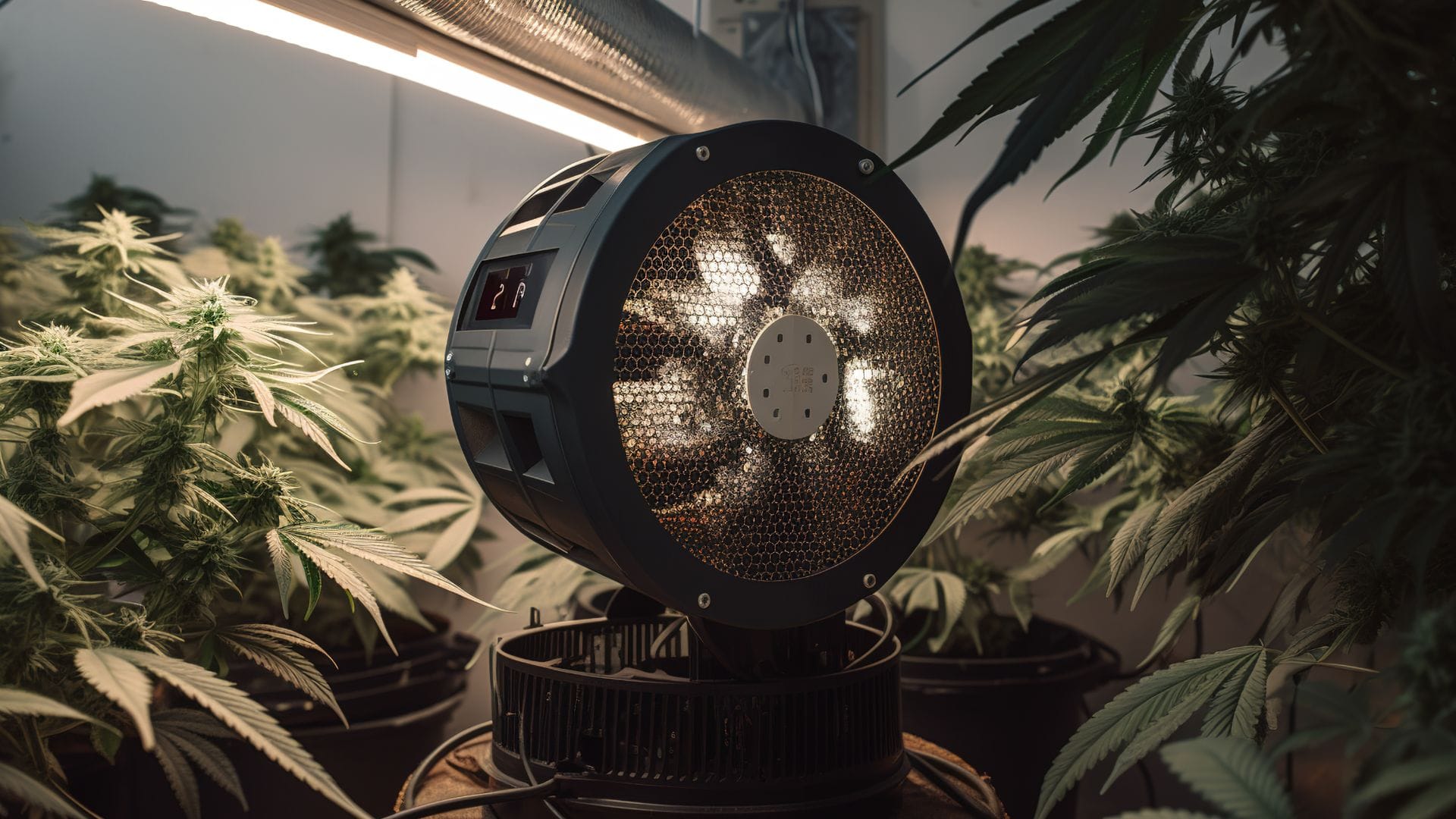 Using fans can help to strengthen stems