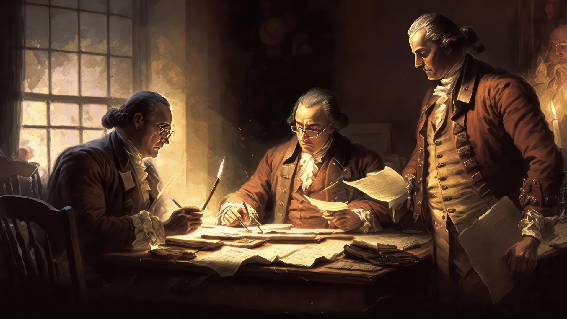 Signing the Declaration of Independence