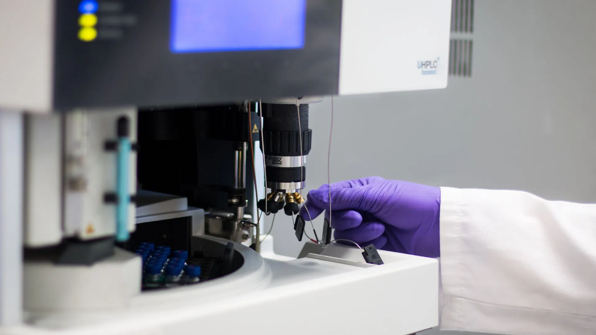 THC content is tested using a HPLC machine