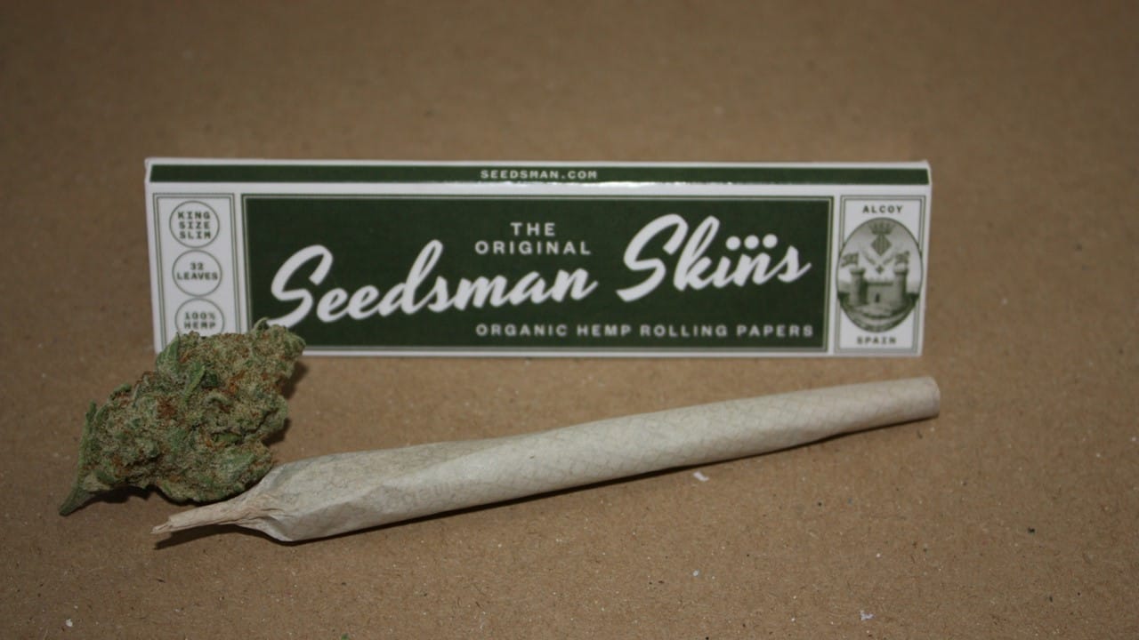 A cannabis joint is filled with numerous plant chemicals