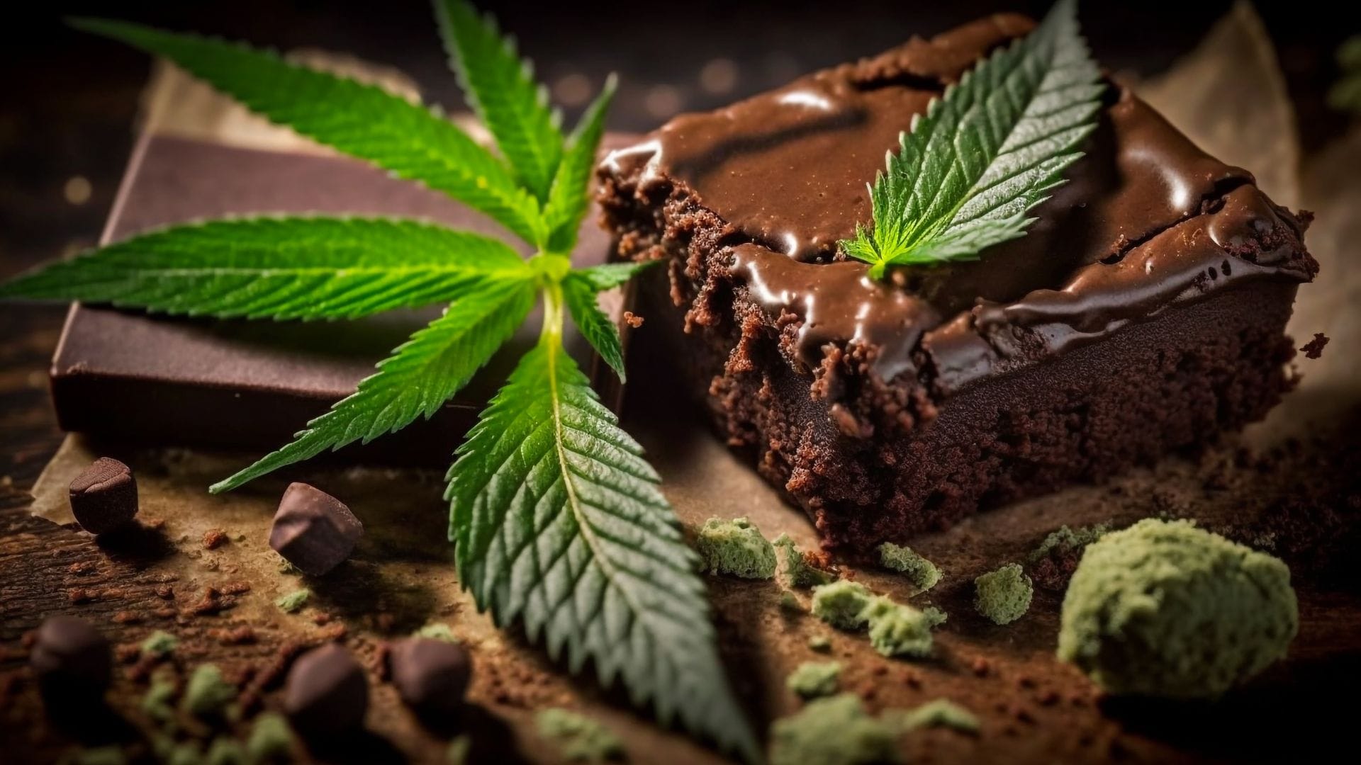 Cannabis brownies - a classic treat