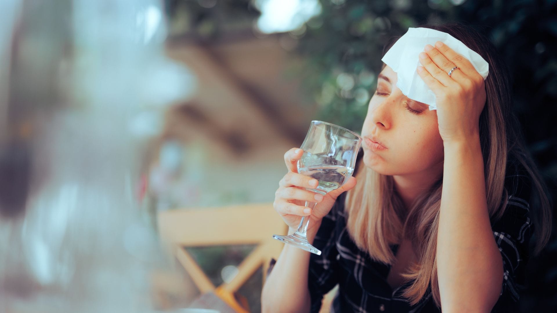 Make hydration your first port of call if you feel overwhelmed