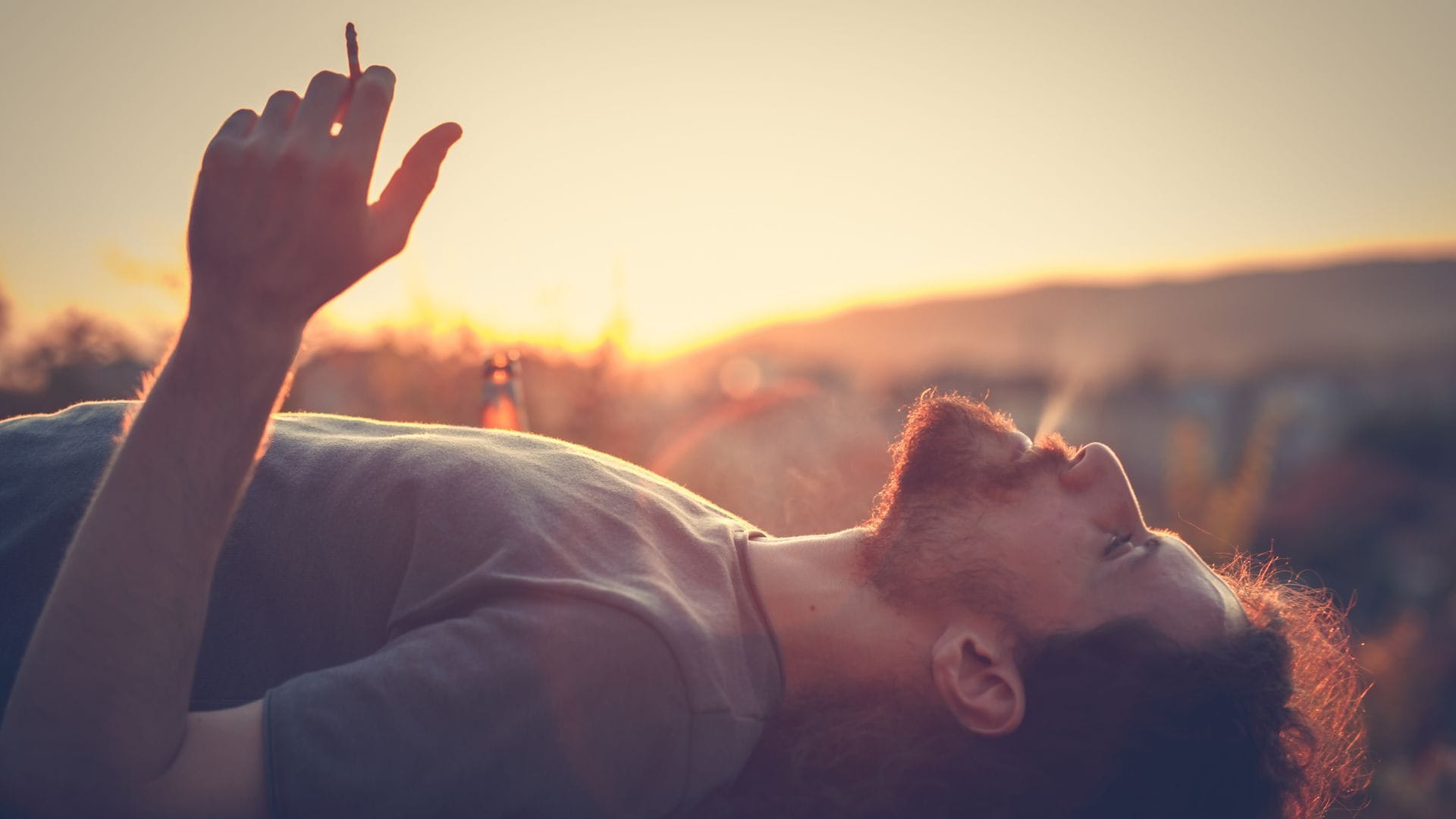 try to relax to overcome twitching while high