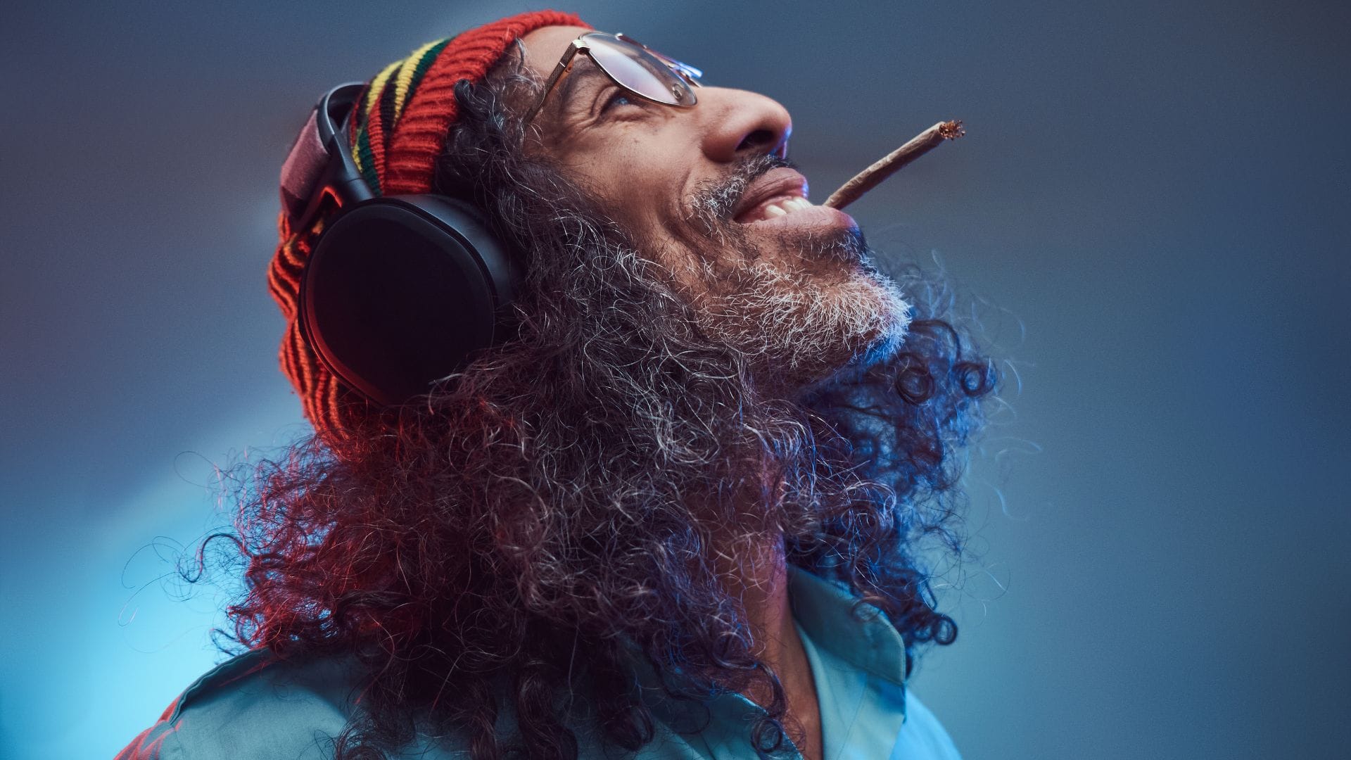 Listening to music while high