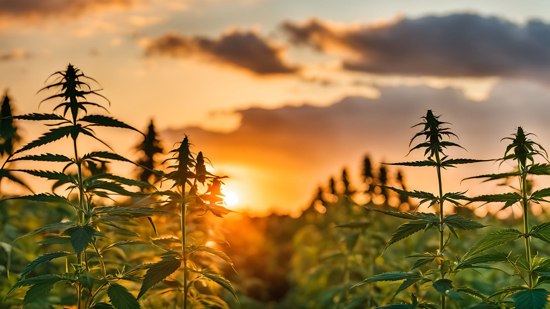 sativa cannabis outdoors