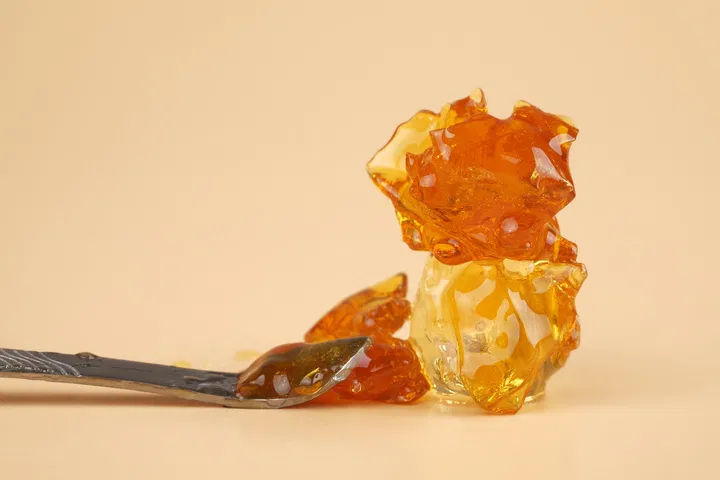 dab using a very small amount