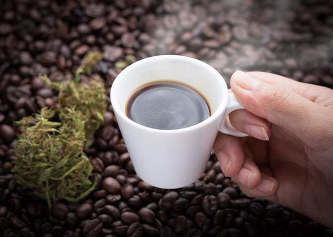 enjoy weed coffee responsibly