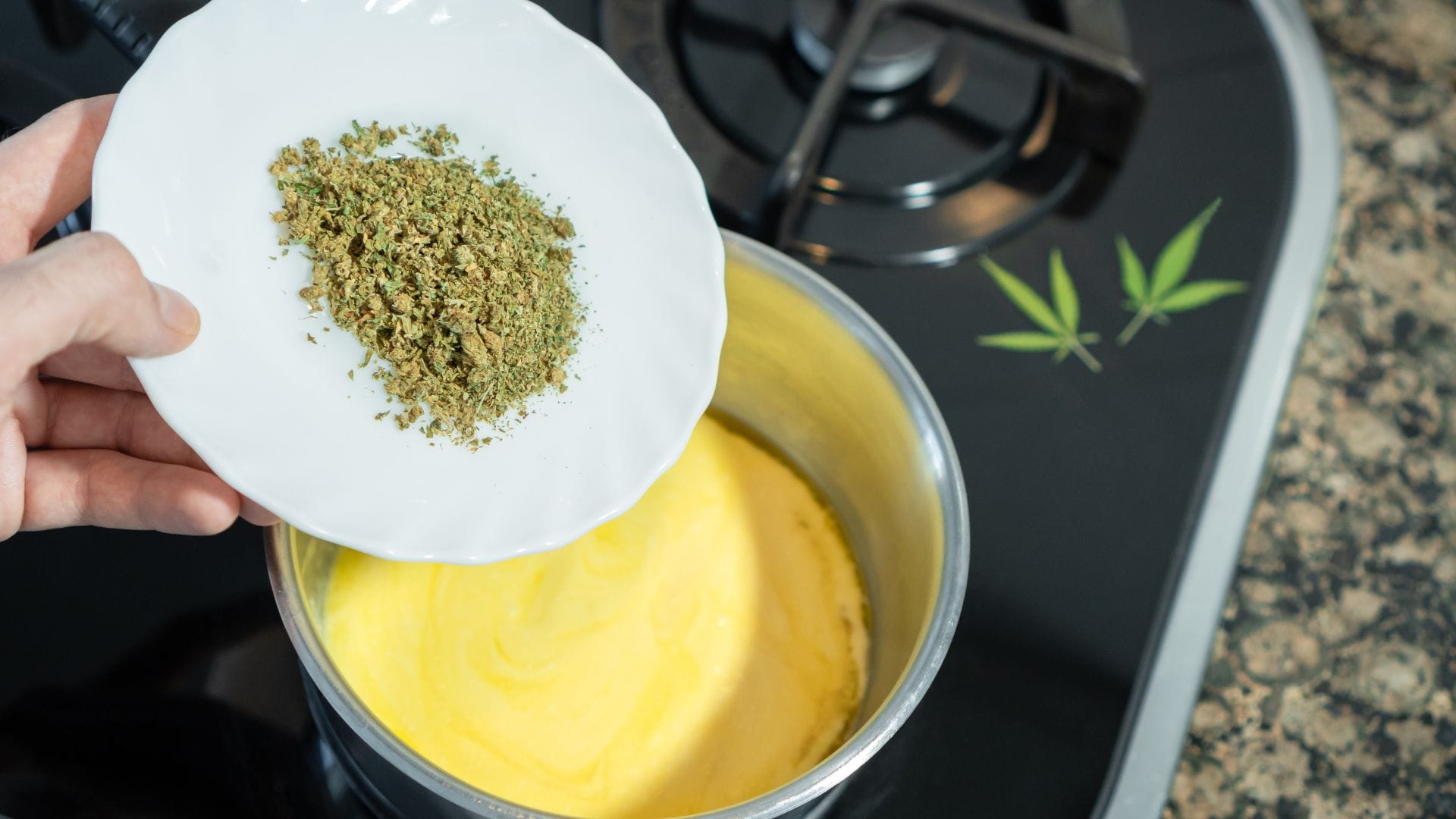 making cannabutter