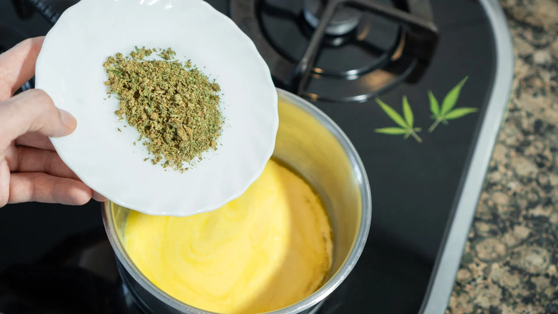 making cannabutter