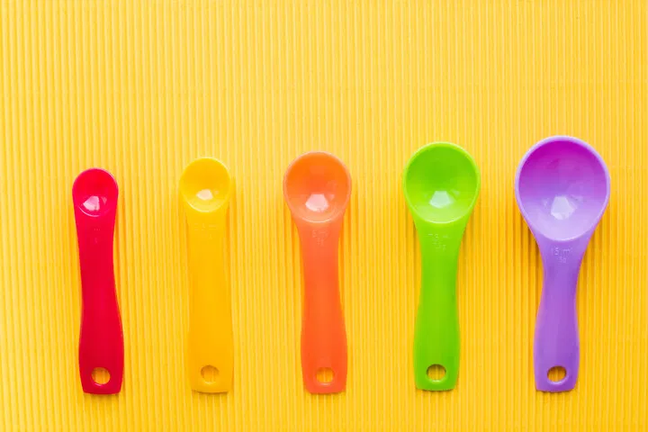 measuring spoons are essential for accuracy