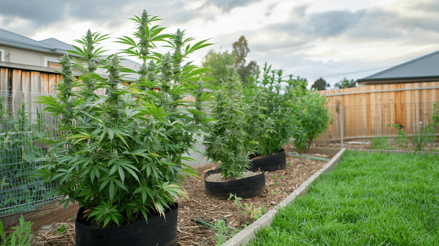 make sure grow site has sunlight and protection from wind