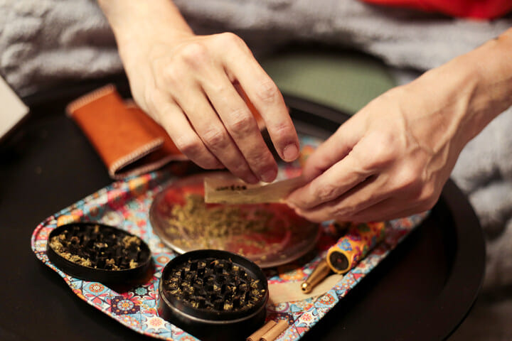 a grinder is a roling tray essential