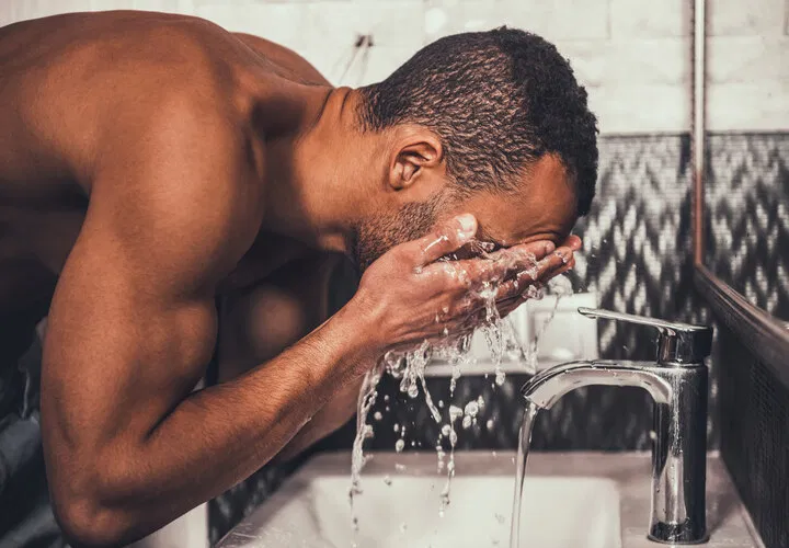 wash face and hands to eliminate cannabis odor